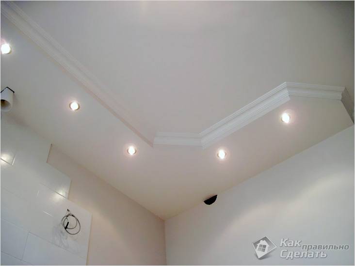 Короб из гипсокартона на потолке своими руками