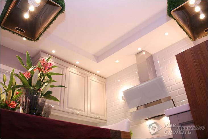 Короб из гипсокартона на потолке своими руками