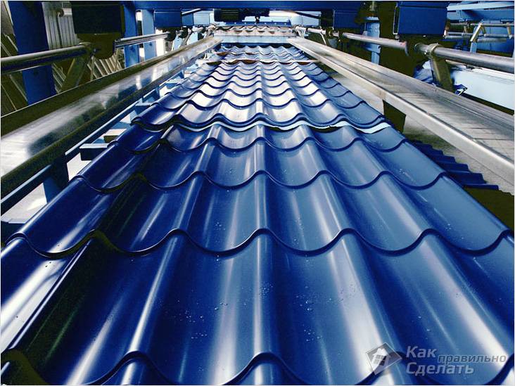 Кровля из металлочерепицы своими руками