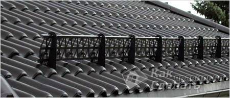 Кровля из металлочерепицы своими руками