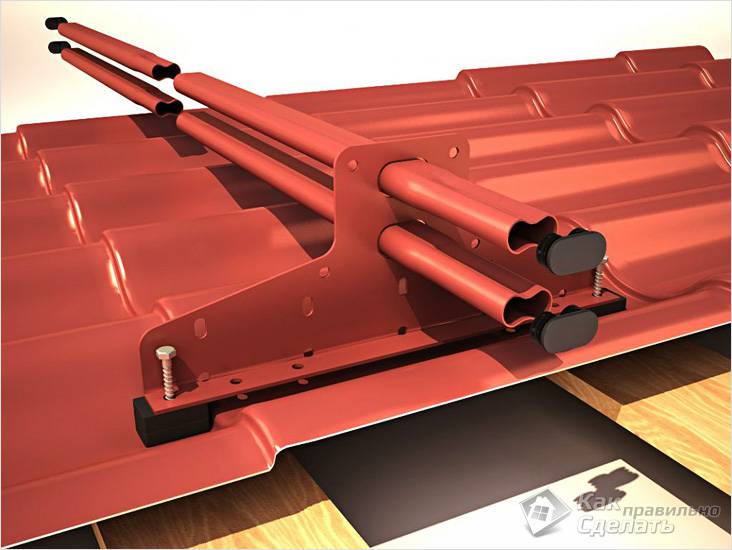 Кровля из металлочерепицы своими руками