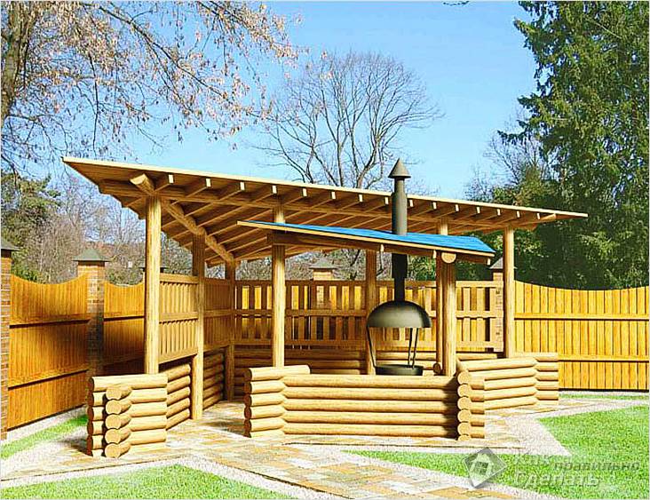 Крыша для беседки своими руками