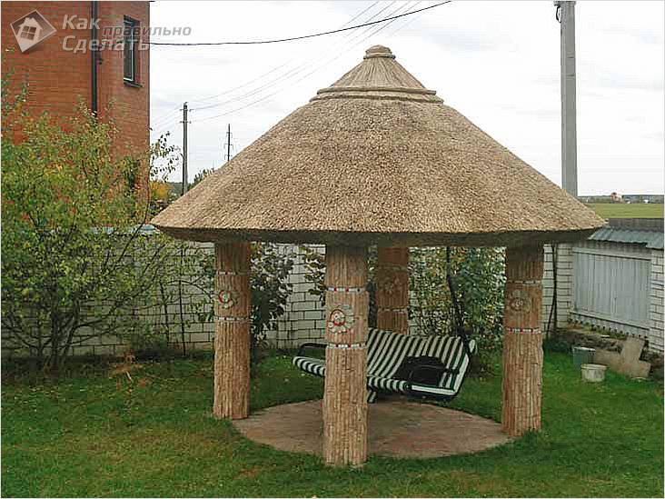 Крыша для беседки своими руками