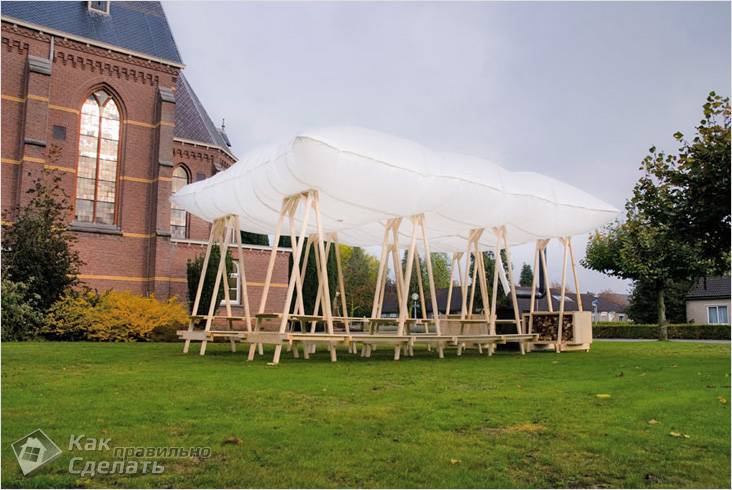 Крыша для беседки своими руками