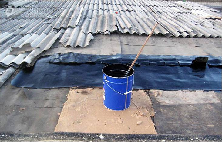 Крыша гаража своими руками