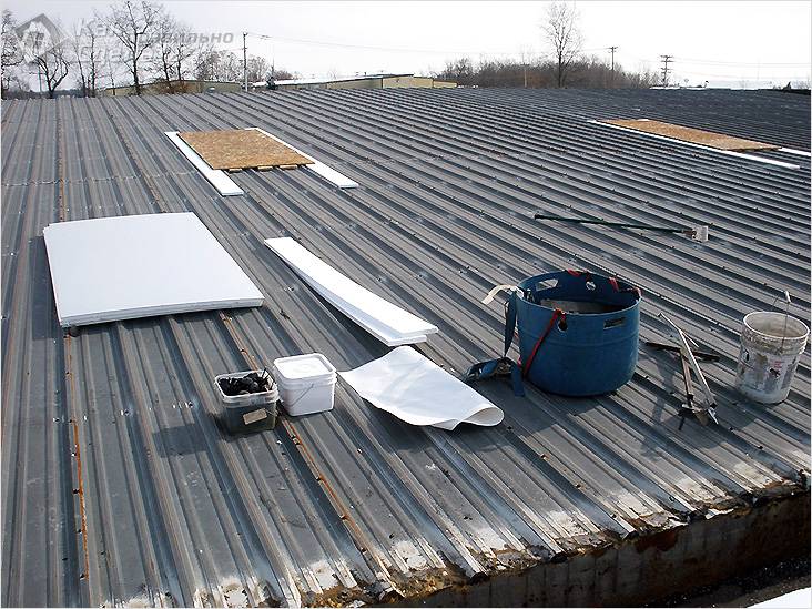 Крыша гаража своими руками