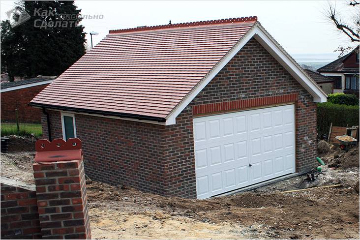 Крыша гаража своими руками