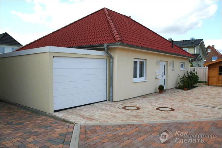 Крыша гаража своими руками