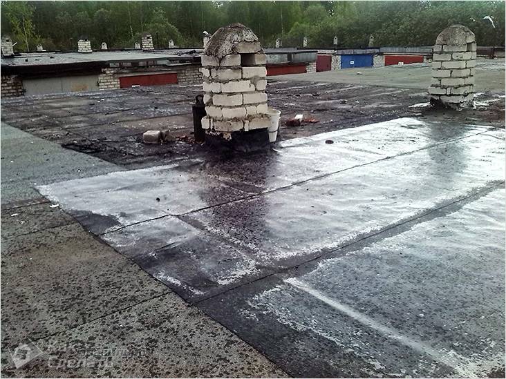 Крыша гаража своими руками