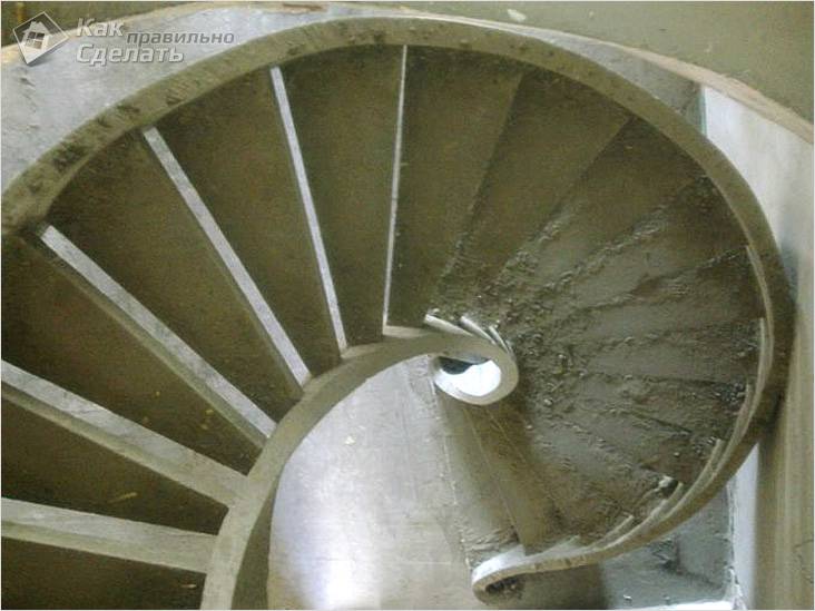 Лестница из бетона своими руками Лестница из бетона своими руками