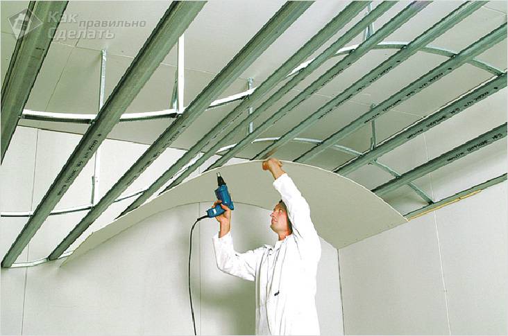 Многоуровневый потолок своими руками