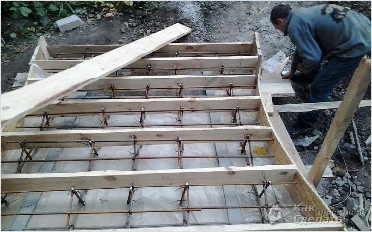 Монолитная лестница своими руками