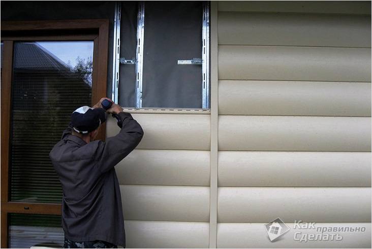 Монтаж блок хауса своими руками