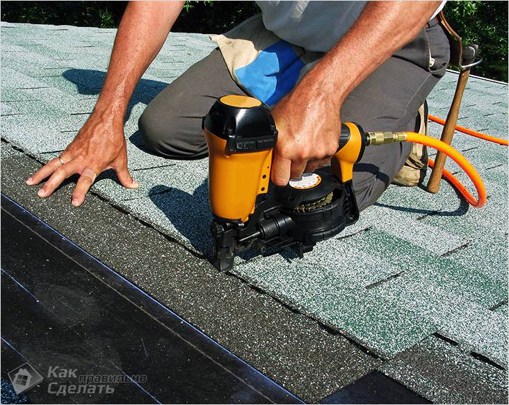 Монтаж гибкой черепицы своими руками