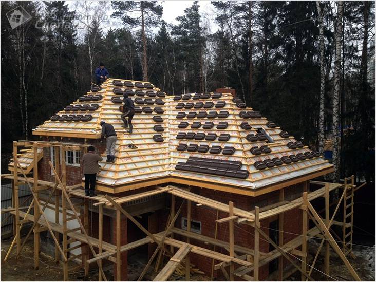 Монтаж гибкой черепицы своими руками