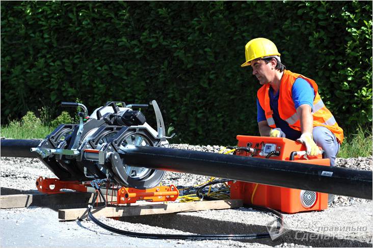 Монтаж полиэтиленовых труб своими руками