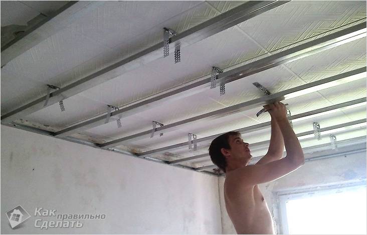 Монтаж профиля под гипсокартон своими руками