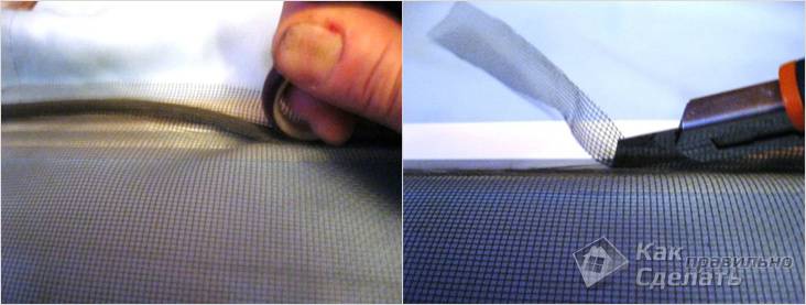 Москитная сетка своими руками