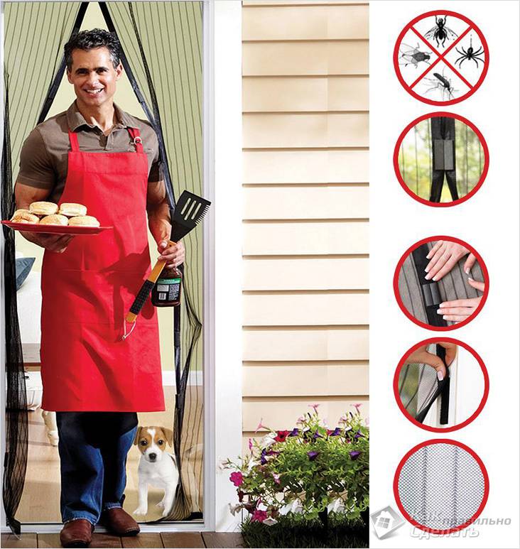 Москитная сетка своими руками