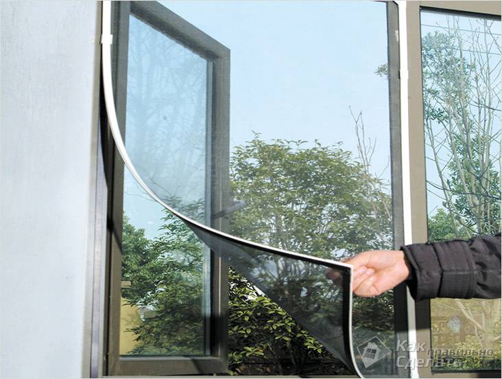 Москитная сетка своими руками