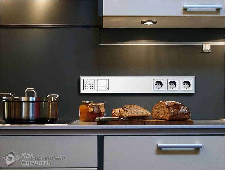 На какой высоте устанавливать розетки