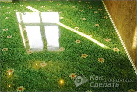 Наливной пол своими руками