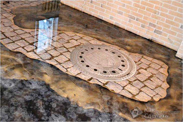 Наливной пол своими руками