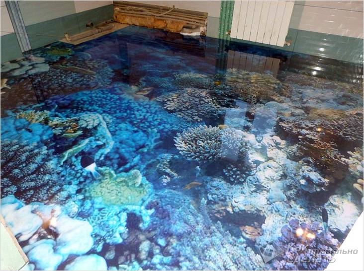 Наливной пол своими руками