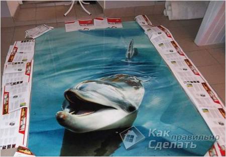 Наливной пол своими руками