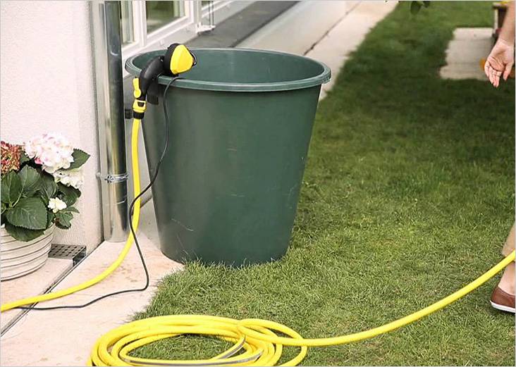 Насос для полива из бочки