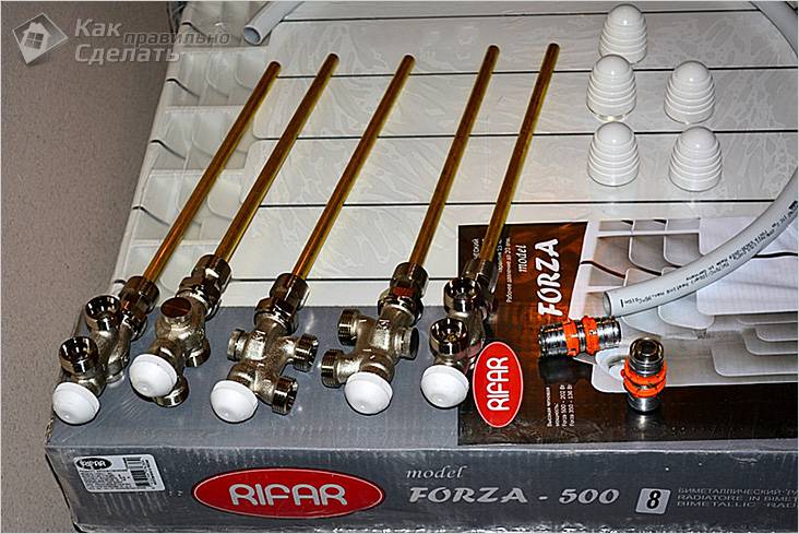 Нижнее подключение радиаторов отопления