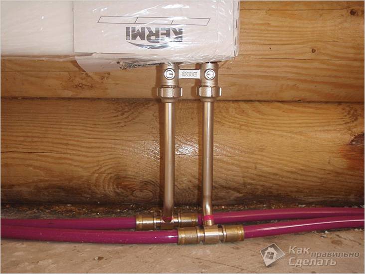 Нижнее подключение радиаторов отопления