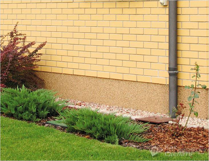 Отделка цоколя своими руками