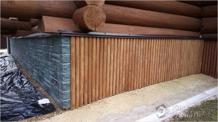 Отделка цоколя своими руками