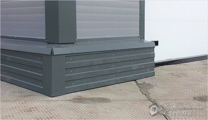 Отделка цоколя своими руками