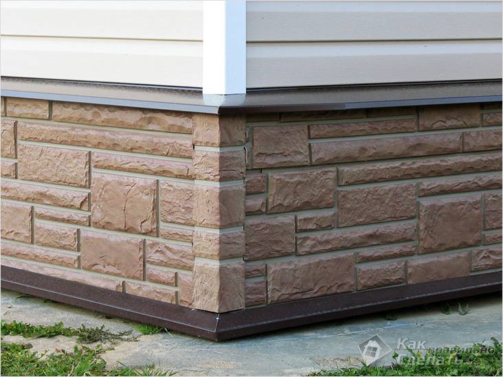 Отделка цоколя своими руками