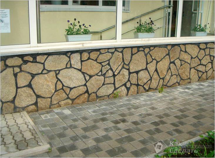 Отделка цоколя своими руками