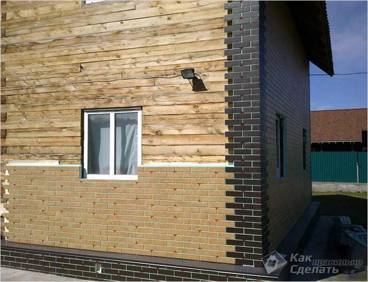 Отделка фасада дома термопанелями