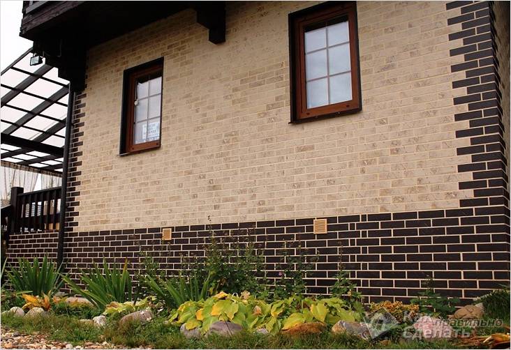 Отделка фасада дома термопанелями