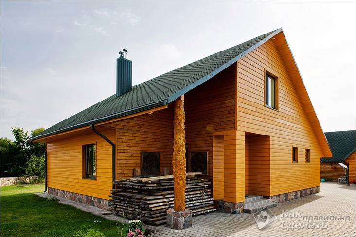 Отделка фасада сайдингом своими руками