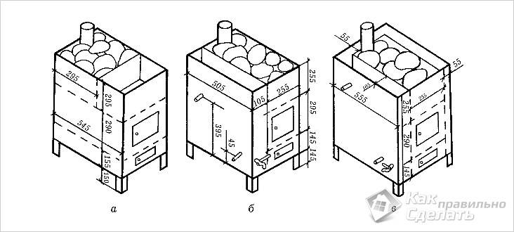 Печь для бани: строим и изготавливаем самостоятельно