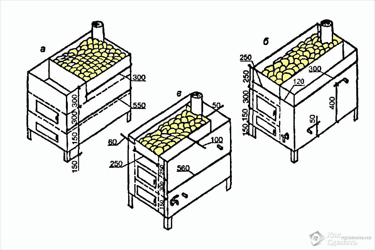 Печь для бани: строим и изготавливаем самостоятельно