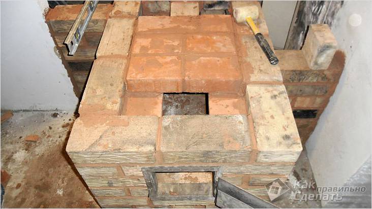 Печь «голландка» своими руками