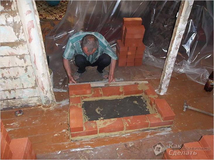 Печь «голландка» своими руками