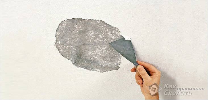 Побелка потолка своими руками