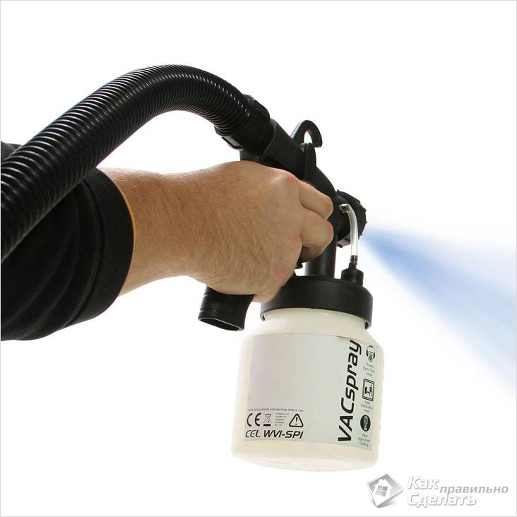 Побелка потолка своими руками