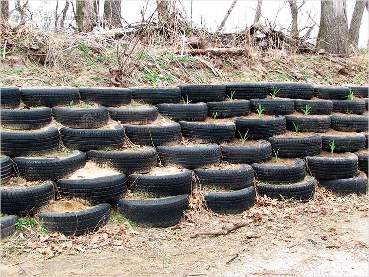 Подпорная стенка своими руками