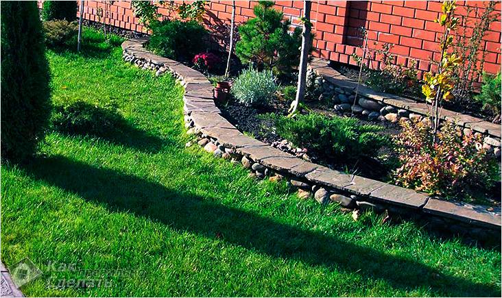 Подпорная стенка своими руками