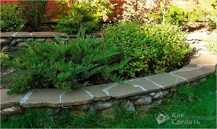 Подпорная стенка своими руками