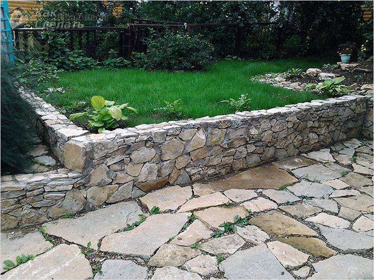 Подпорная стенка своими руками